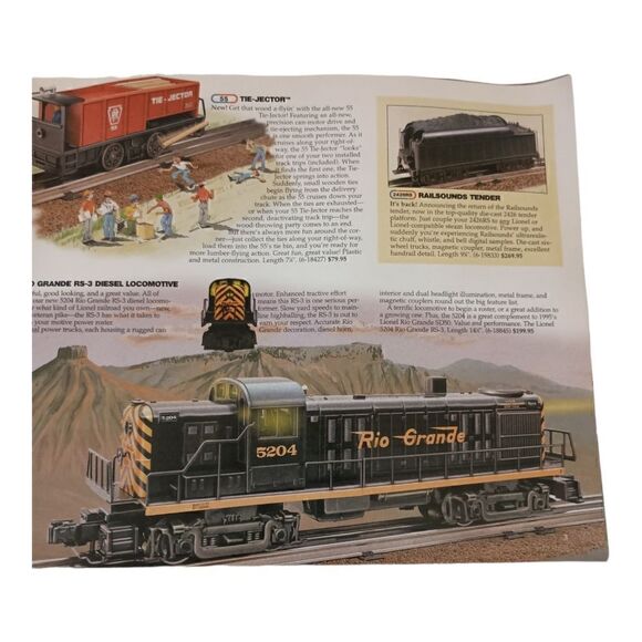 Lionel Classic Catalog 1997 Diesel Steam Locomotives O O27 Gauge Model Trains. - Picture 13 of 13